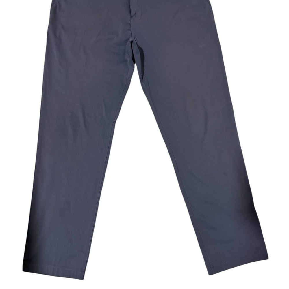 RHONE Commuter Pants Slim Fit Performance Blue Gray  Men's Size 35 x 30 - Picture 5 of 12